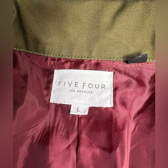 FIVE-FOUR Men’s Olive green full zip jacket size L - Picture 12 of 16